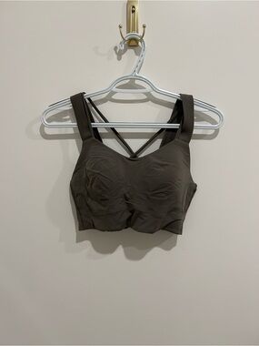 lululemon athletica Olive Green Strappy Sports Bra